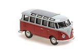 VOLKSWAGEN SAMBA BUS 1961 - Grey/red 1:43
