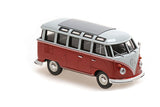 VOLKSWAGEN SAMBA BUS 1961 - Grey/red 1:43