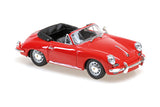 PORSCHE 356 C CABRIOLET 1965 - RED 1:43
