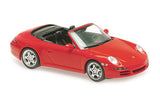 PORSCHE 911 CARRERA S CABRIOLET 2005 - RED Metallic 1:43