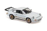 PORSCHE 911 CARRERA RS 3.0 1974 - White / W. Gold Decals 1:43