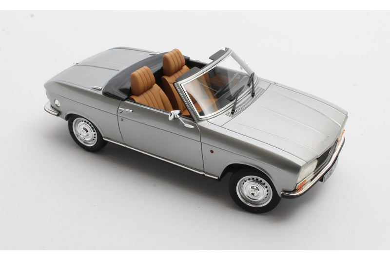 Peugeot 304 Cabriolet 1973 – Miniature 1/18 Cult Scale Models, Silver Métal