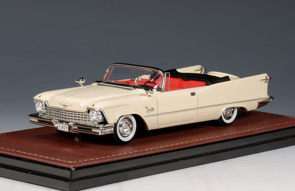 1957 Imperial Crown Convertible (open roof) -  desert beige 1:43