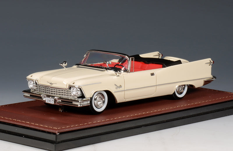 1957 Imperial Crown Convertible (open roof) -  desert beige 1:43