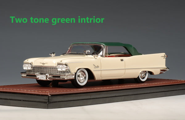 1957 Imperial Crown Convertible (closed roof) -  desert beige 1:43