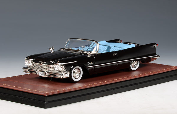 1957 Imperial Crown Convertible (open roof) -  black 1:43