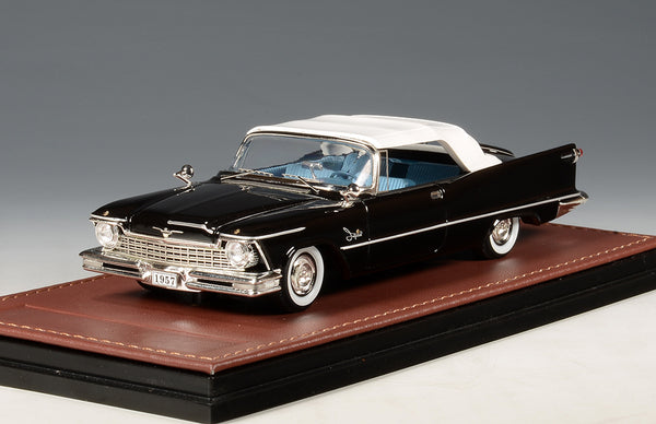 1957 Imperial Crown Convertible (closed roof) -  black 1:43
