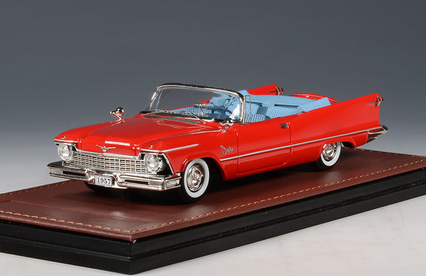 1957 Imperial Crown Convertible (open roof) -  red 1:43