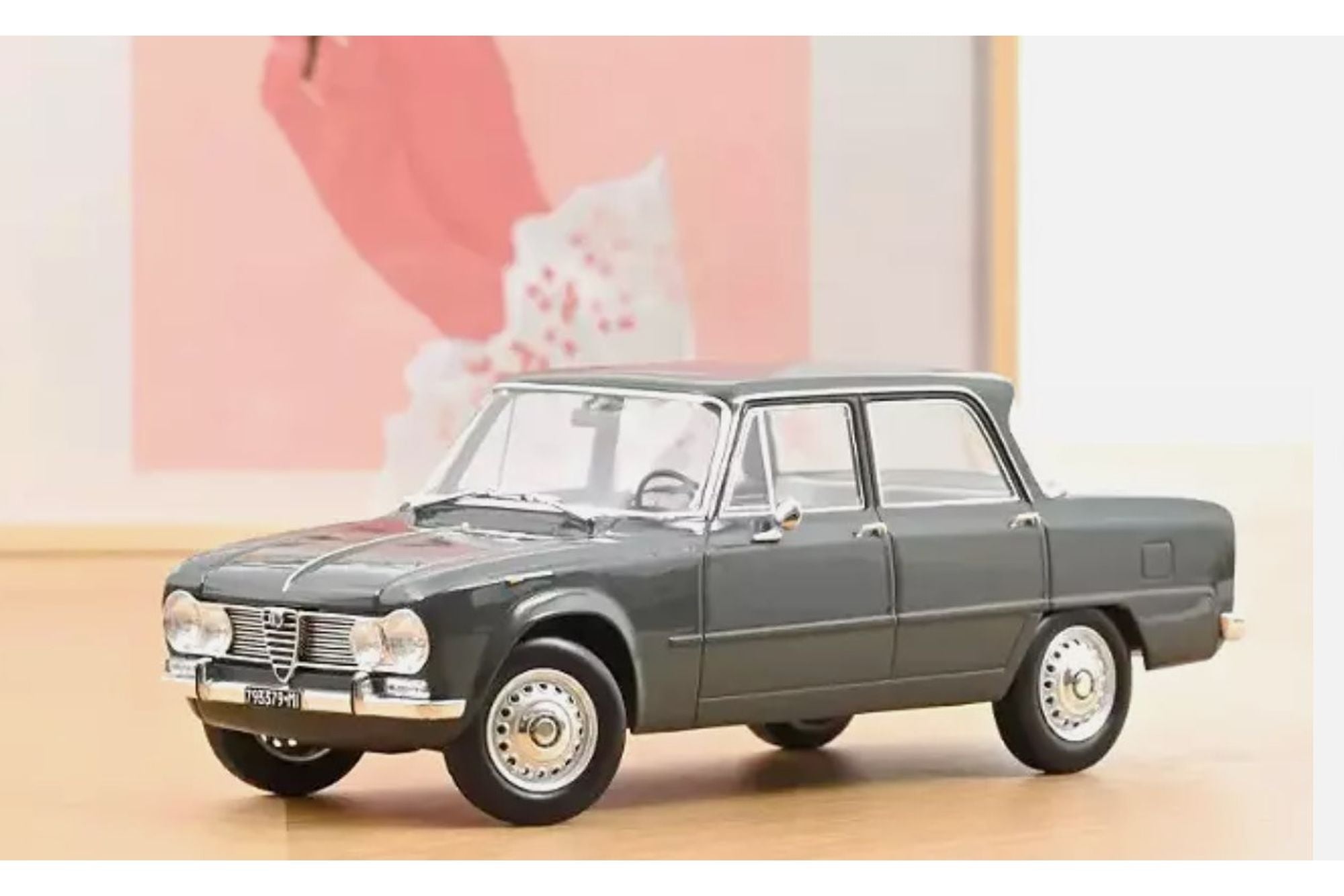 Norev 1/43 – Alfa Romeo Giulia Bleue – Miniature Moulage (Occasion, Micros Sur Toit)