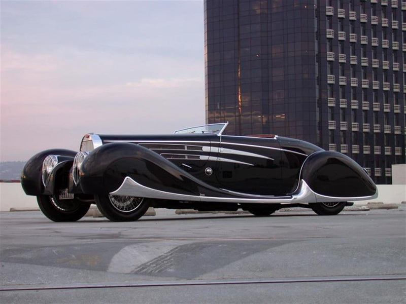 Bugatti Type 57C Cabriolet VanVooren "Shah of Iran" 1939 - black 1:43