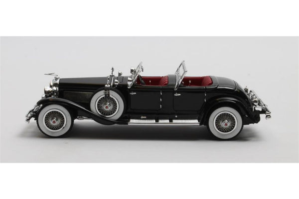 Duesenberg SJ 2608 J-582 Torpedo Pheaton Walker La Grande 1930 - black 1:43