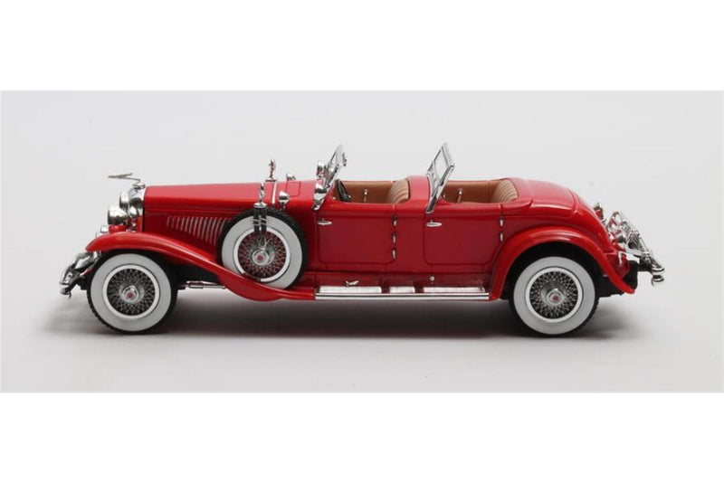 Duesenberg SJ 2608 J-582 Torpedo Pheaton Walker La Grande 1930 - red 1:43