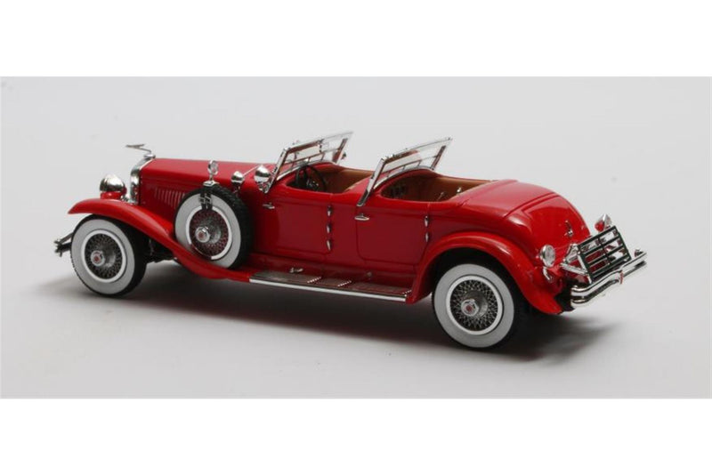 Duesenberg SJ 2608 J-582 Torpedo Pheaton Walker La Grande 1930 - red 1:43