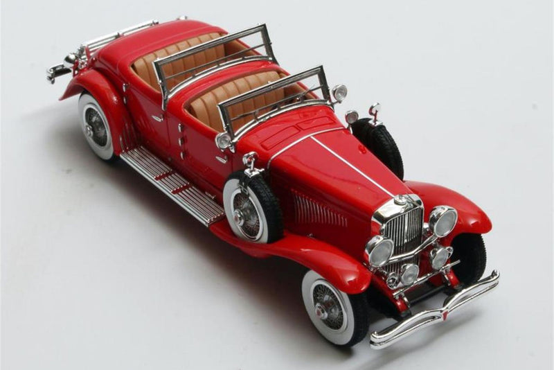 Duesenberg SJ 2608 J-582 Torpedo Pheaton Walker La Grande 1930 - red 1:43