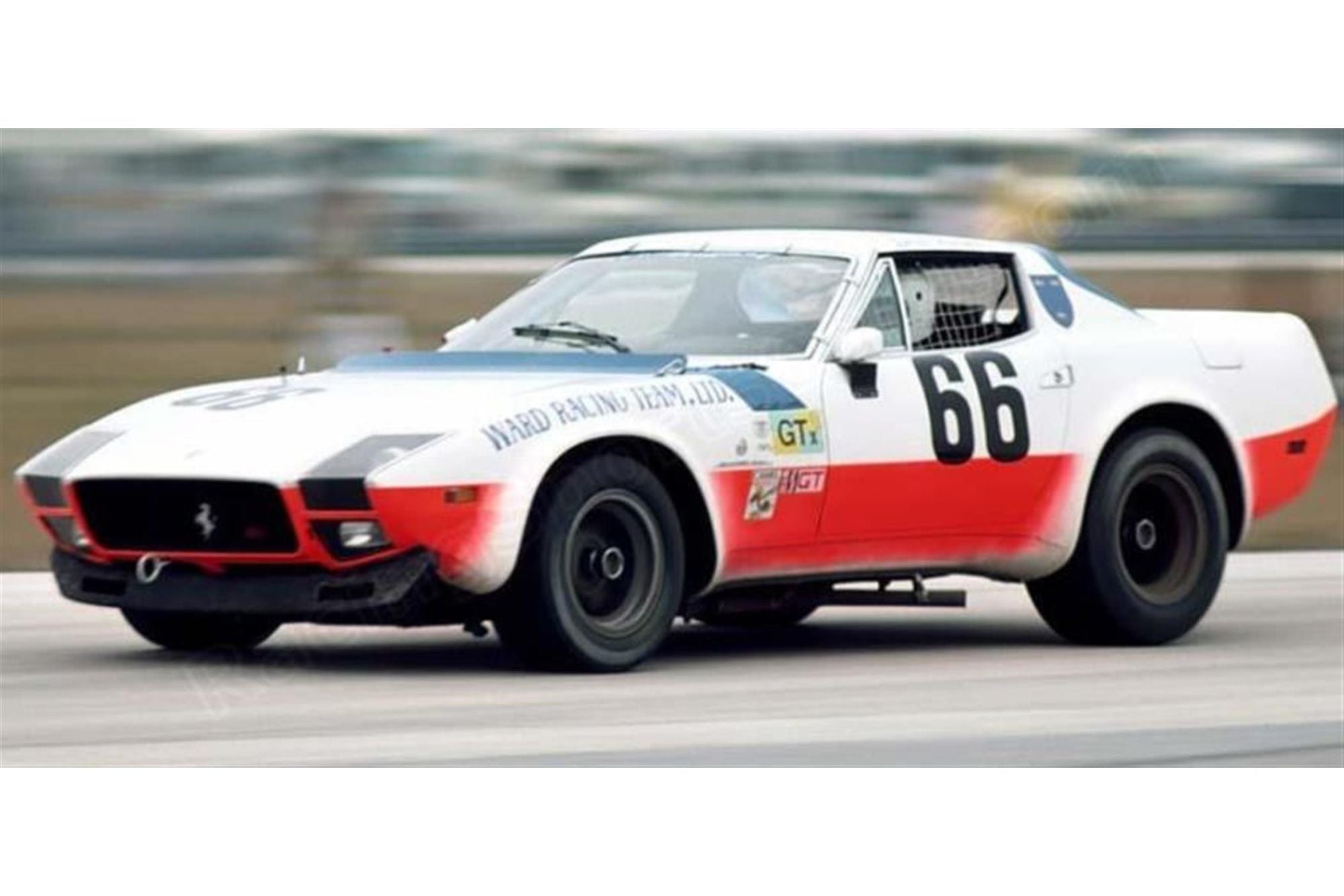 Miniature Tecnomodel 1/43 - Ferrari GTB/4 Team Nart #46 - Le Mans 1975 - Résine
