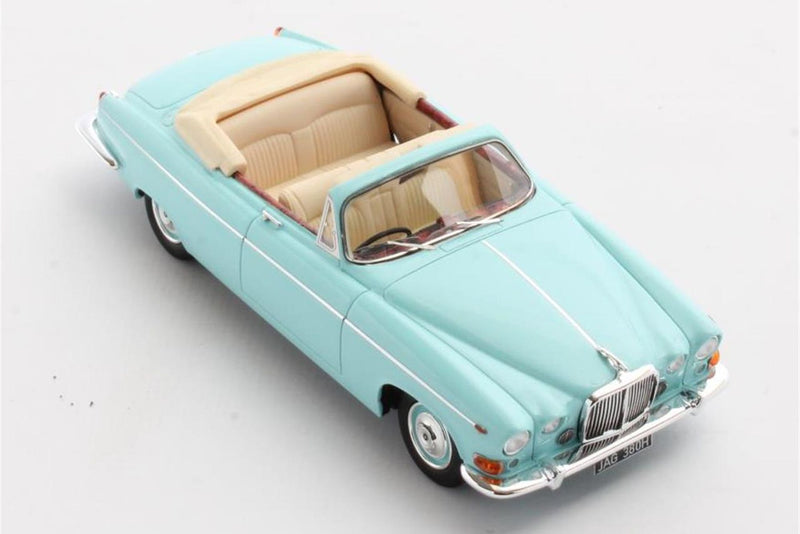 Jaguar 420G Convertible  1969 - light blue 1:43