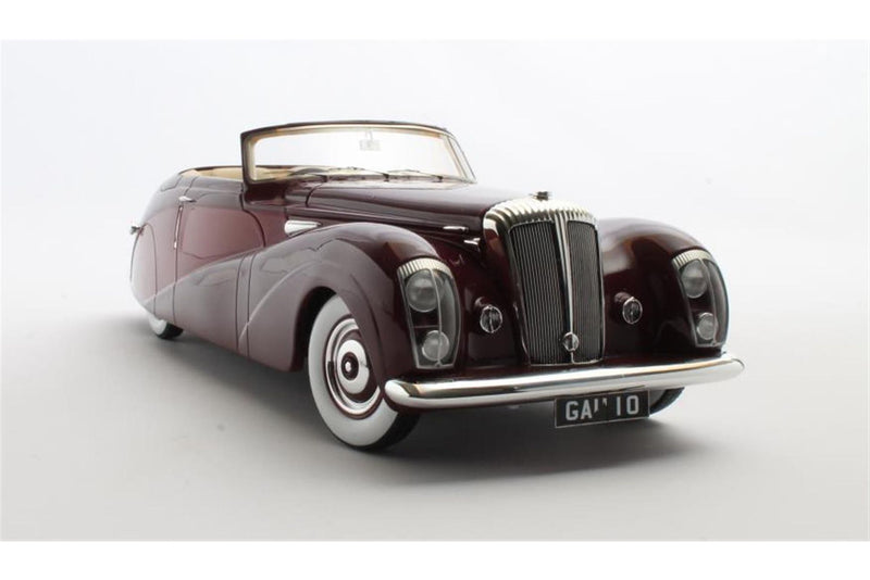 Daimler DE36 Hooper "Green Goddess" 1953 - maroon / maroon 1:18
