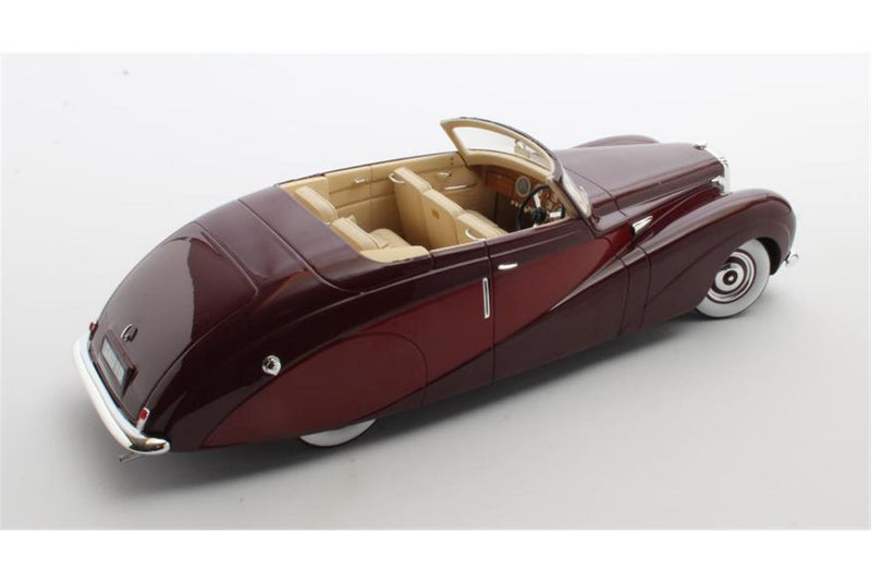 Daimler DE36 Hooper "Green Goddess" 1953 - maroon / maroon 1:18