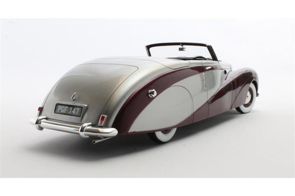 Daimler DE36 Hooper "Green Goddess" 1953 - maroon / silver 1:18