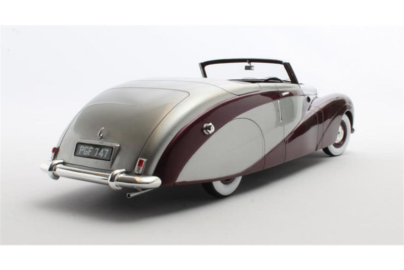 Daimler DE36 Hooper "Green Goddess" 1953 - maroon / silver 1:18