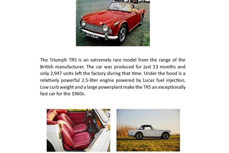 Triumph TR5 p.i. 1967 - blue 1:43