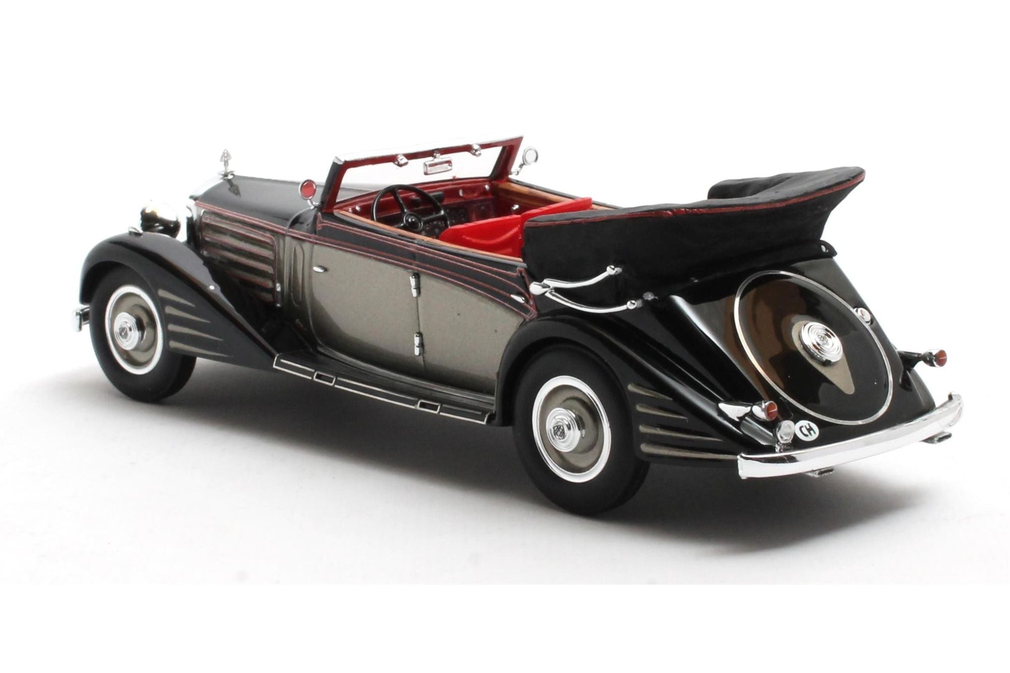 Maybach Zeppelin DS8 4-Door Cabriolet by Spohn 1934 - black