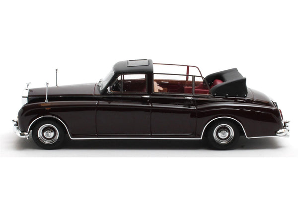 Rolls Royce Phantom VI Landaulette #PRH 4768 (Mrs. V. Gillard) 1973 - maroon 1:43