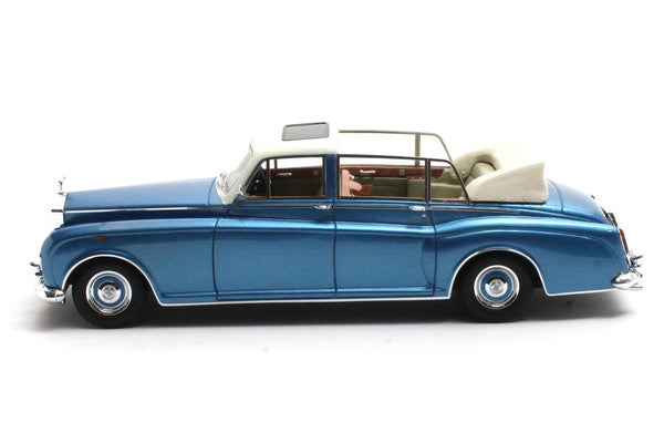 Rolls Royce Phantom VI Landaulette #PRH 4807 (H.R.H. Pr. Nora Mohsen al-Angari) 1975 - blue met. 1:43
