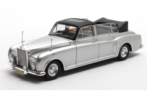 Rolls Royce Phantom VI Landaulette #PRX 4716 (President Omar Bongo of Gabon) 1972 - silver 1:43