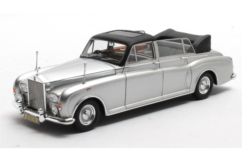 Rolls Royce Phantom VI Landaulette #PRX 4716 (President Omar Bongo of Gabon) 1972 - silver 1:43