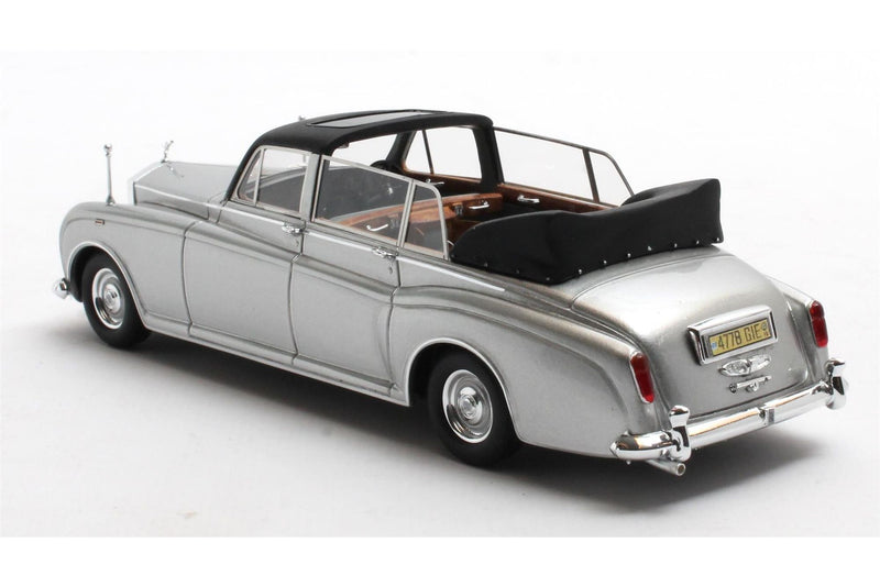Rolls Royce Phantom VI Landaulette #PRX 4716 (President Omar Bongo of Gabon) 1972 - silver 1:43