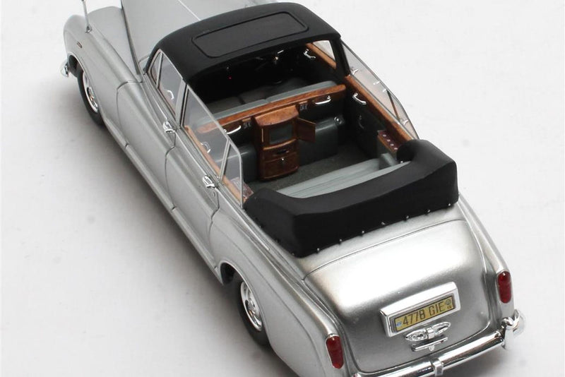 Rolls Royce Phantom VI Landaulette #PRX 4716 (President Omar Bongo of Gabon) 1972 - silver 1:43