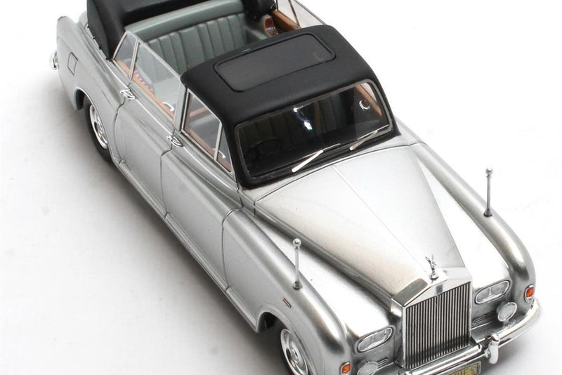 Rolls Royce Phantom VI Landaulette #PRX 4716 (President Omar Bongo of Gabon) 1972 - silver 1:43