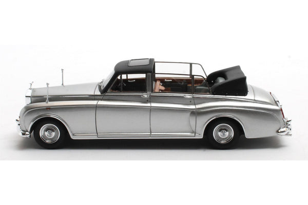 Rolls Royce Phantom VI Landaulette #PRX 4716 (President Omar Bongo of Gabon) 1972 - silver 1:43