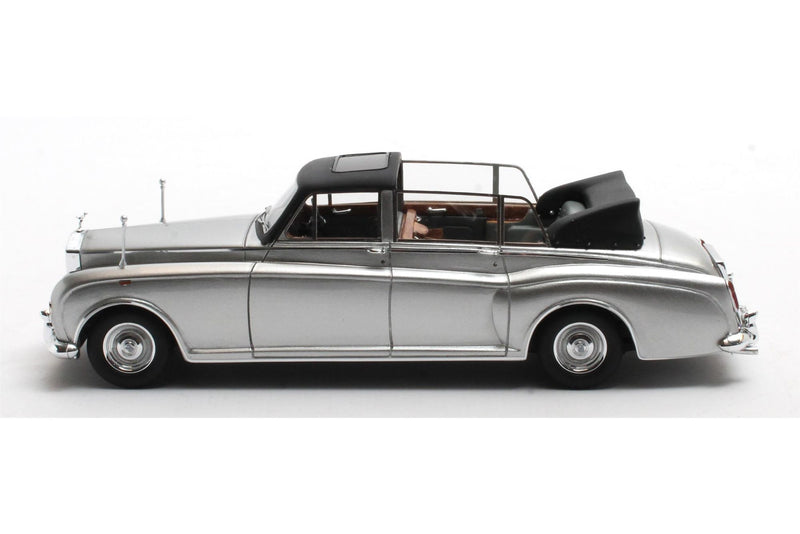Rolls Royce Phantom VI Landaulette #PRX 4716 (President Omar Bongo of Gabon) 1972 - silver 1:43