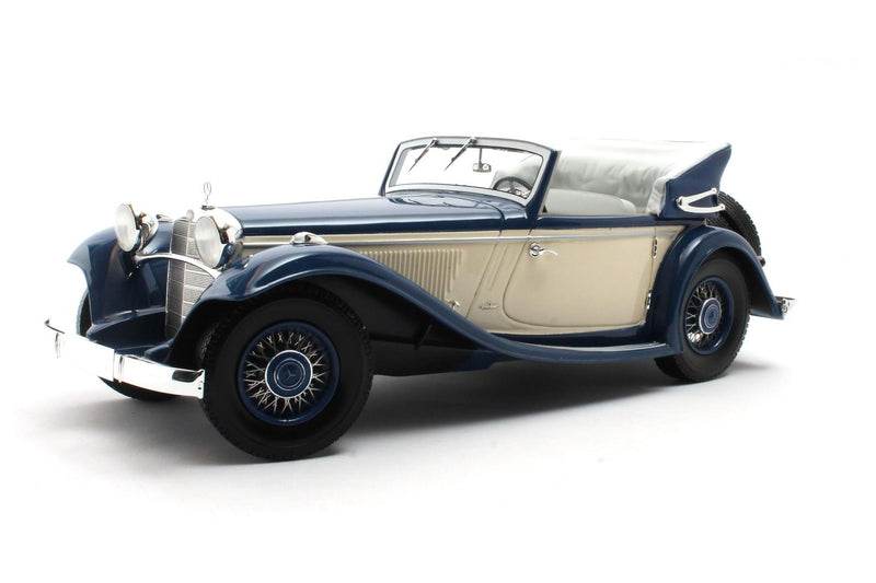 Mercedes-Benz 290A Cabriolet (1936) - blue/white 1:18 – Thomas