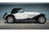 Alfa Romeo 6C 1750SV Figoni closed (1932) - white / black 1:43