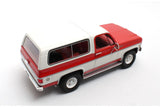 Chevrolet Blazer K5 (1973-1978) - red/white 1:18
