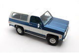 Chevrolet Blazer K5 (1973-1978) - blue/white 1:18