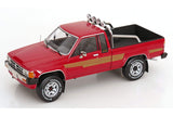 Toyota Hilux Truck Xtra Cab 4x4 (1985) - red 1:18