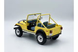 Jeep CJ-7 Renegade (1980) - light yellow and racing decals 1:18