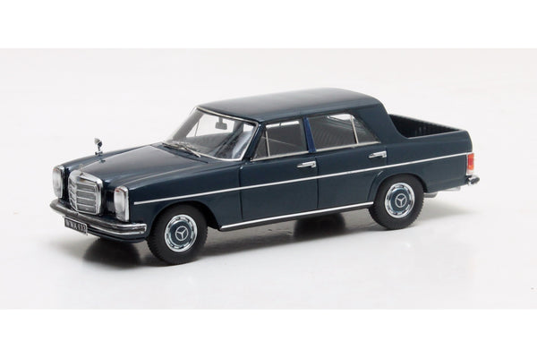 Mercedes Binz W115 pick up double cabin blue 1:43