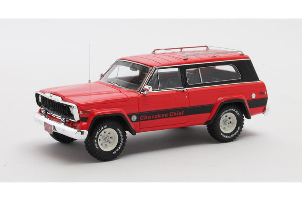 Jeep Cherokee Chief red 1:43