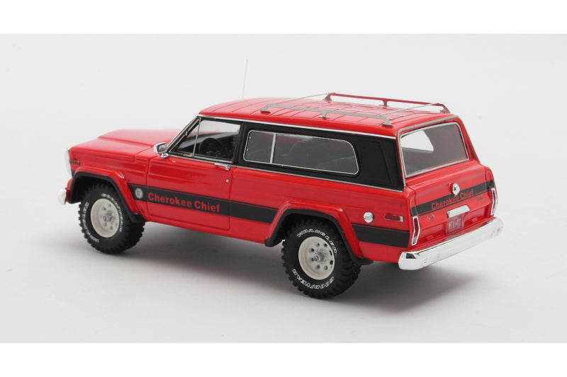 Jeep Cherokee Chief red 1:43