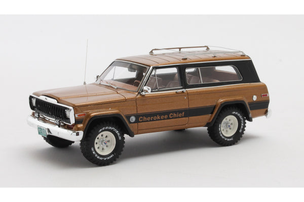 Jeep Cherokee Chief brown 1:43