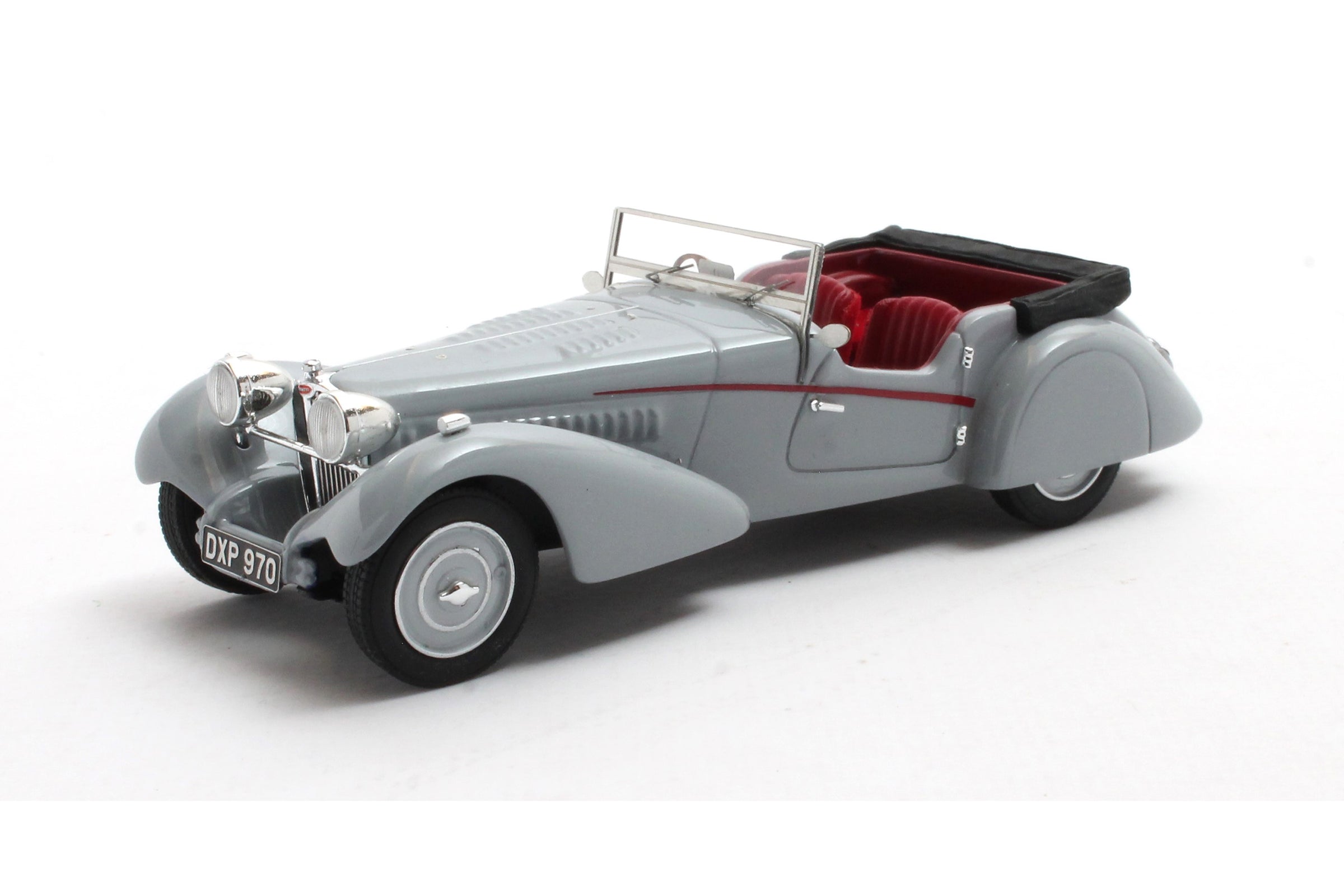 Bugatti T57SC Roadster vdPl 1938 - grey 1:43 – Thomas Langejürgen