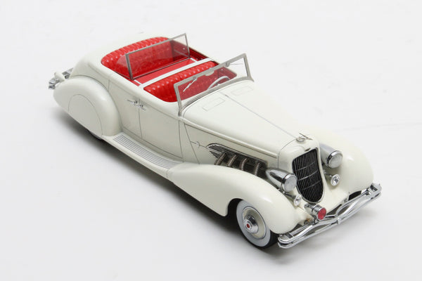 Duesenberg SJ544-2570 B&amp;S conv '36 white 1:43