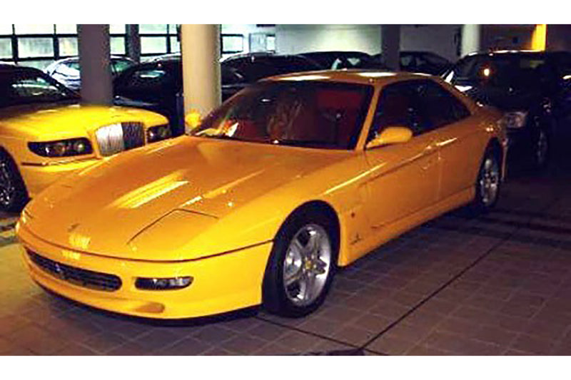 FERRARI 456 GT STRADALE Jaune BANG 8023 1:43 de reference 8023 FERRARI 456 GT STRADALE Jaune BANG 8023 1:43 de reference 8023