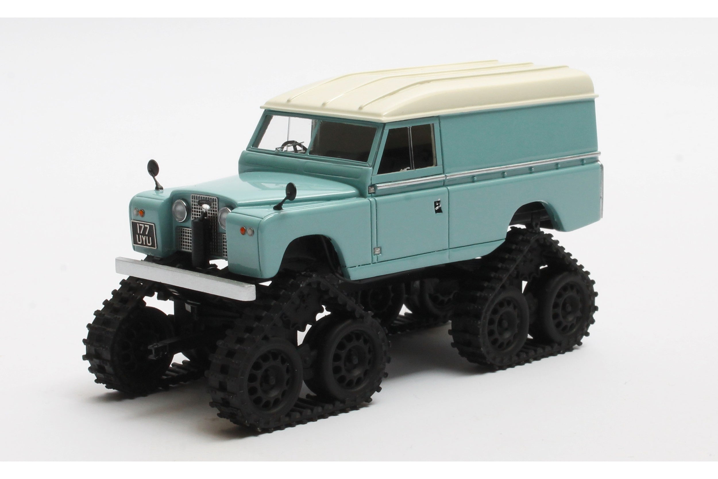 Land Rover SII Cuthbertson 1958 - light blue 1:43 – Thomas Langejürgen