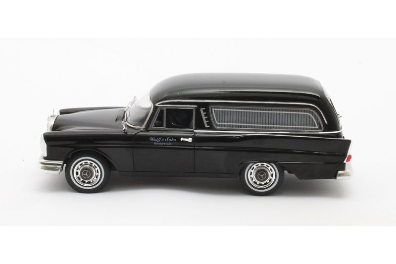 Mercedes 220SE Pollmann Hearse black 1:43